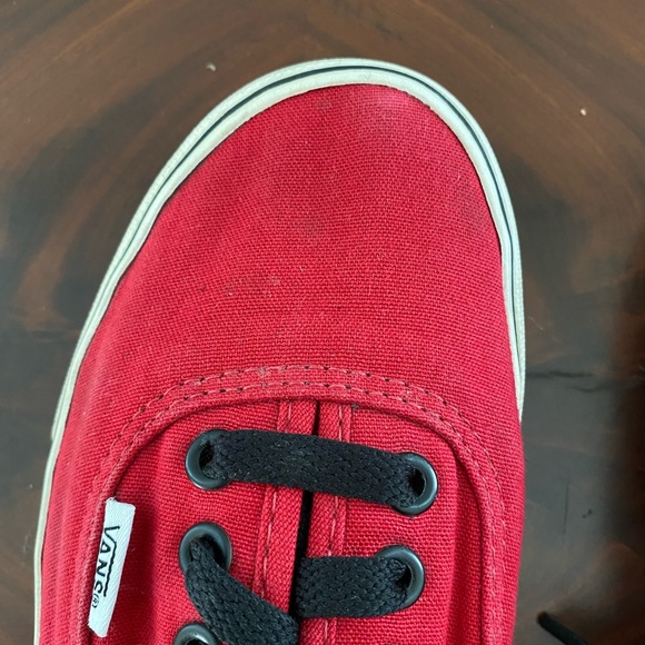 Vans Red Lace Up Shoes M 4.5 / W 6.0 - Picture 5 of 15